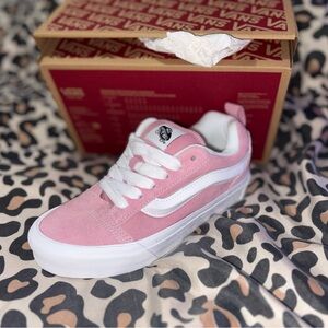 Vans Kids Sneakers in Pink and White